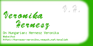 veronika hernesz business card